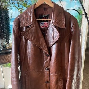 Stylin’ leather coat Delong 44 long glove cowhide